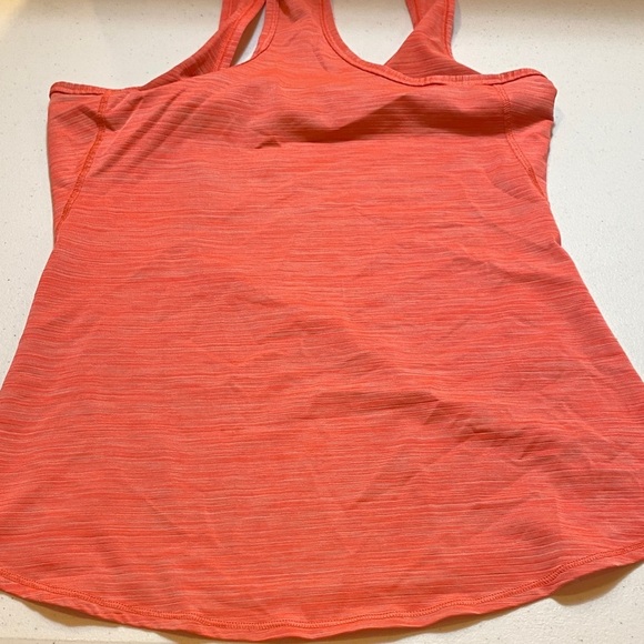 Athleta Vibrant Orange Racerback Tank - Picture 4 of 7